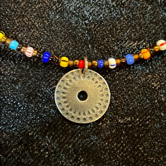 RETIRED SILPADA BEADED NECKLACE N1505 CHOKER STERLING SILVER PENDANT - Picture 2 of 4